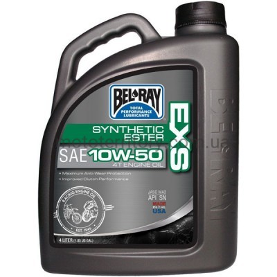 Bel-Ray EXS Synthetic Ester 10W50 (4 литра) моторное масло