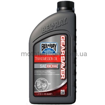 Bel-Ray Gear Saver Transmission Oil 80W (1 літр) трансмісійна олива