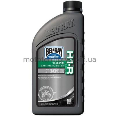 Bel-Ray H1-R Racing Synthetic Ester 2T Oil (1 литр) моторное масло для 2Т мотоцикла