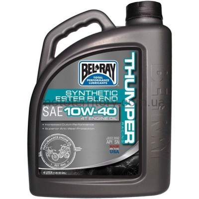 Bel-Ray Thumper Racing Synthetic Ester Blend 10W40 (4 литра) моторное масло