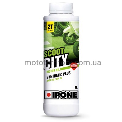 Ipone Scoot City клубника (1 литр) 2Т моторное масло