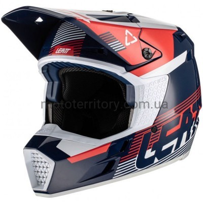 Дитячий мотошолом Leatt Helmet 3.5 Junior Royal: захист для маленьких гонщиків