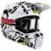 Leatt Helmet Moto 3.5 Goggles: захоплюючий стиль Зебри!